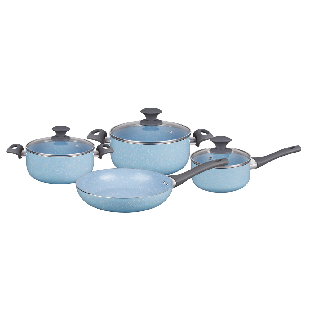 Aluminum non-stick cookware set